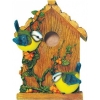 Кормушка Птичий домик с синичками